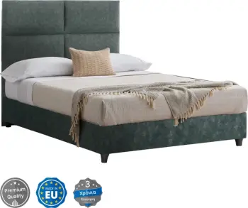 Krevat Milo FH646.27, pëlhurë e tipit NUBUCK, jeshile, 120x200cm