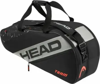 Çantë raketash Head për tenis, unisex, e zezë/gri