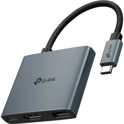 Hub USB TP-Link UH3020C, USB Type-C, 5000 Mbit/s, Gri - 1