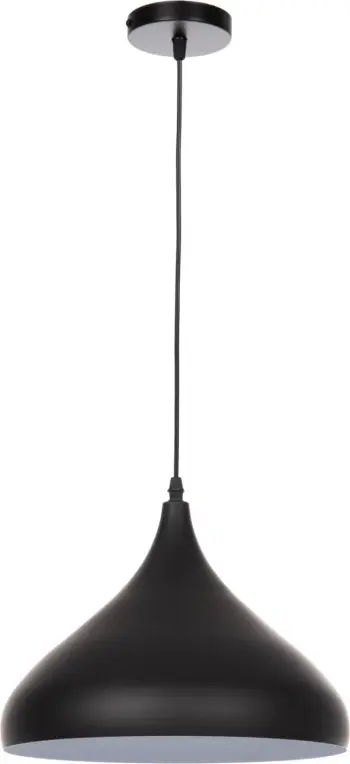 Llampë varëse tavani, FH4157, kapak metali i zi, Φ32x125H cm