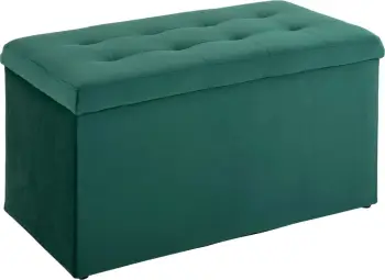 Karrige për bar me sandëk PUNK, ngjyrë jeshile selvi, FH279.13, 90x50x52H cm