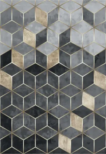 Tepih JOSIANE FH7677.18, 120x170cm, gri-ari, me franja