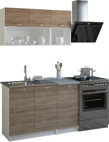 Njësi kuzhine melamine sonama-bardhë FH2438 46-29.2x120 cm