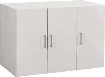 Kabinet i sipërm për dollap me 3 dyer, ALIVIA FH351.05, melaminë, ngjyrë e bardhë, 90,2x42x60H cm