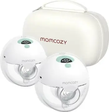 Pompa gjiri Momcozy M5, pa kabllo, ngjyrë rozë