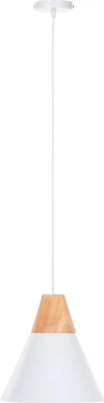 Llambë varëse tavani FH4144 kapak metali i bardhë 24,5x24,5x113H cm