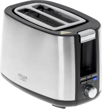 Thekëse buke Adler AD 3214, 900W, e argjend