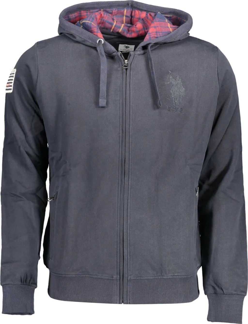 Duks US Polo me zip për meshkuj, blu - 1