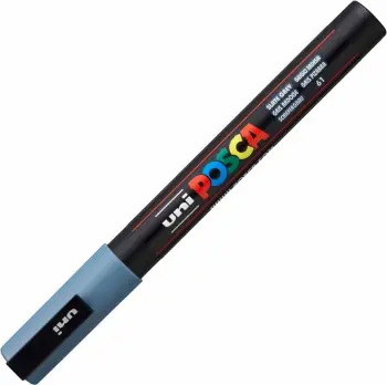 UNI-MARKER pc-3m POSCA STONE GRAY