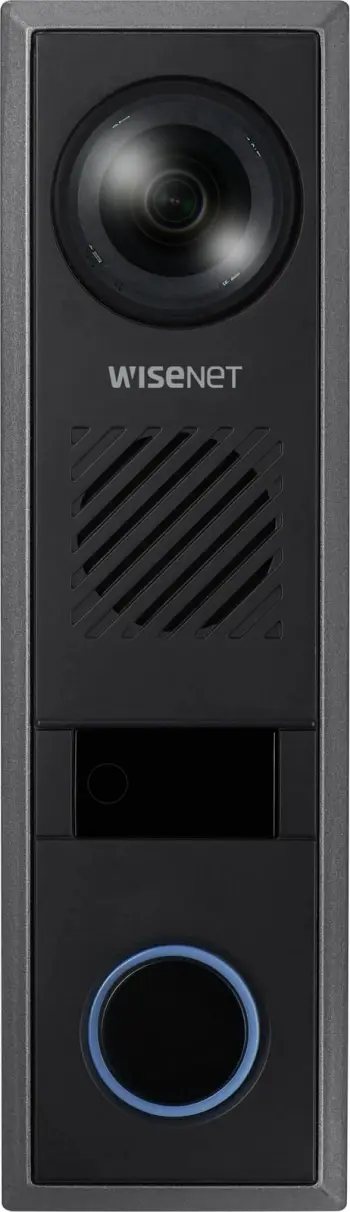 Interkom video Hanwha Wisenet TID-600R, Full HD, kënd i gjerë, PoE, e zezë