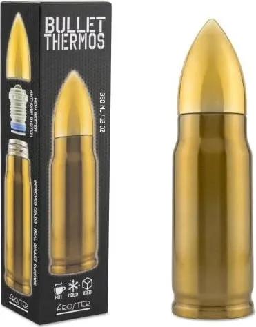 Termus FROSTER Bullet Brass, 350 ml, Ngjyrë çeliku - 3