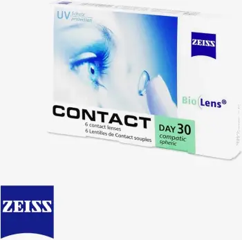 Lente kontakti Zeiss Contact Day 30 spheric - +6.00