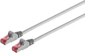 Kabllo rrjeti No-Name CAT6a RJ45 S/FTP 0,15m, Gri