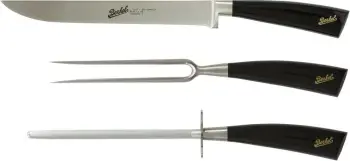 Set thikash Berkel Elegance 22cm, 3 copë, çelik inox, dorezë e zezë