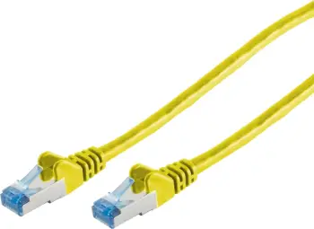 Kabllo rrjeti No-Name S/CONN 75711-0.5Y, 0.5 m, Cat6a, S/FTP (S-STP), RJ-45, RJ-45, Verdhë