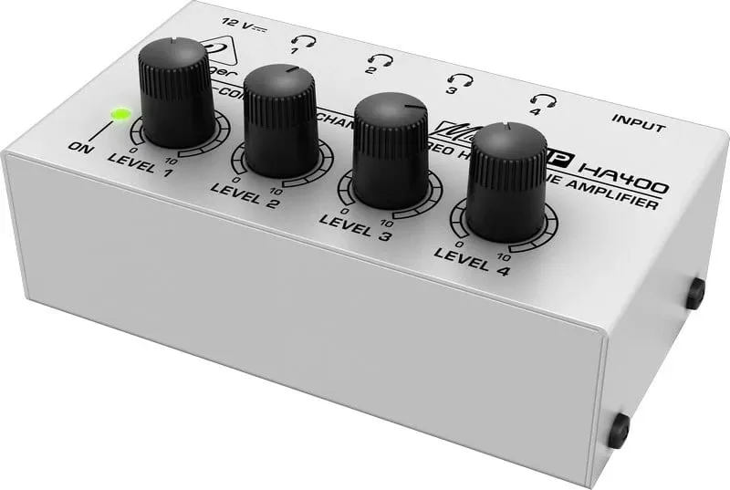 Amplifikator kufjesh Behringer HA400, i zi, Gri - 7