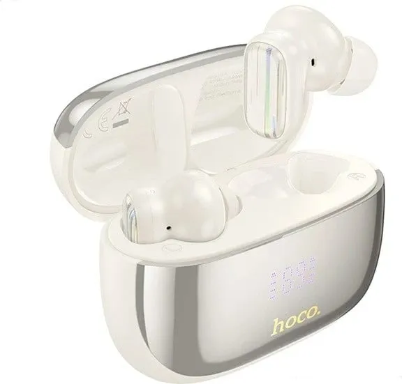 Kufje HOCO EQ20 Rhyme wireless in-ear, Bluetooth, për thirrje/muzikë, e bardhë - 1
