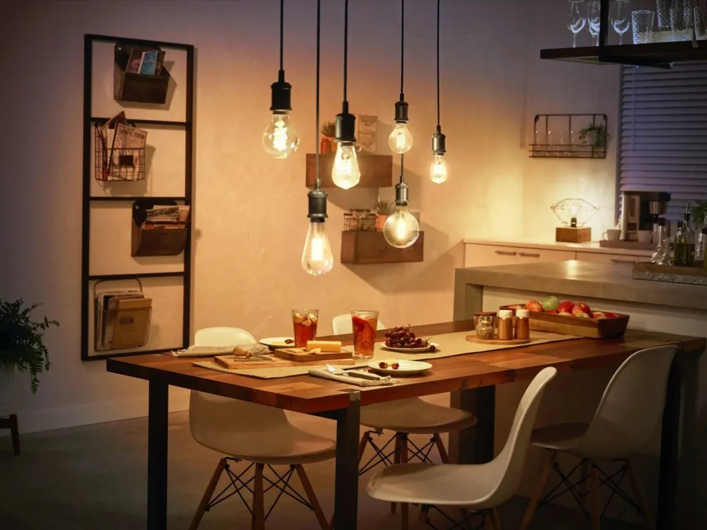 Llambë smart Philips Hue G93 E27 Filament, Bluetooth/Zigbee, LED, Transparent - 4