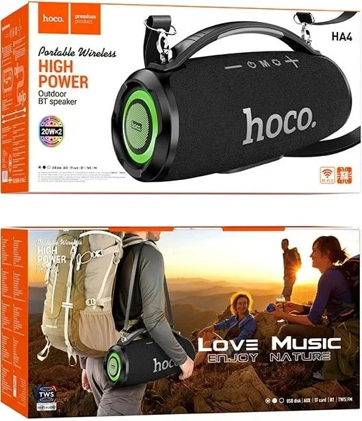 Altoparlant portativ HOCO HA4, Bluetooth 5.3, 4500 mAh, i zi - 5