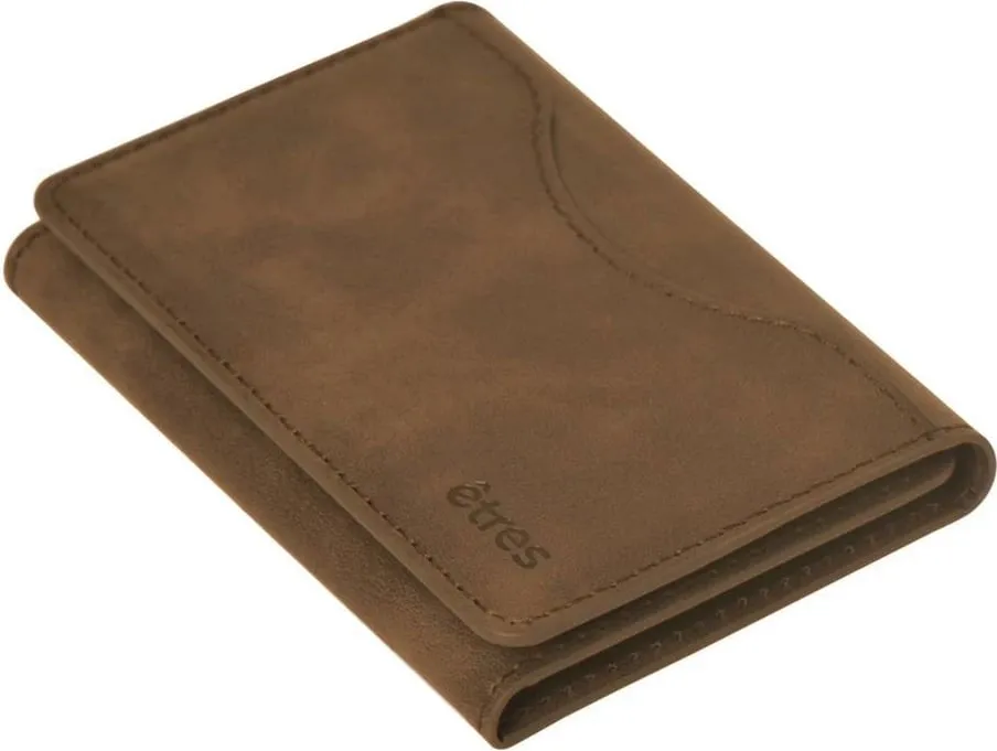 Portofol Etres Smart Wallet Classic, Deep Brown - 1