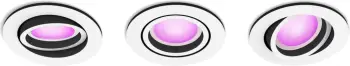 Spot i integrum Philips Hue Centura 3x4.2W, White & Color Ambiance, i bardhë