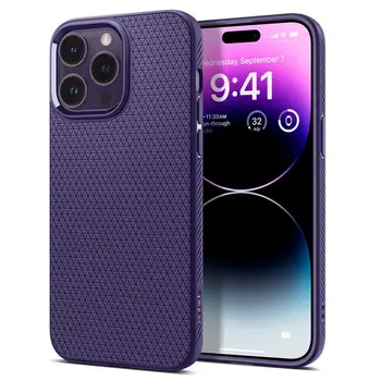 Mbështjellëse për iPhone 14 Pro Spigen Liquid Air, vjollcë