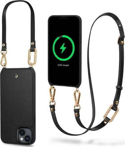Mbështjellës për iPhone 14 Spigen Cyrill Classic Charm MagSafe, i zi - 2