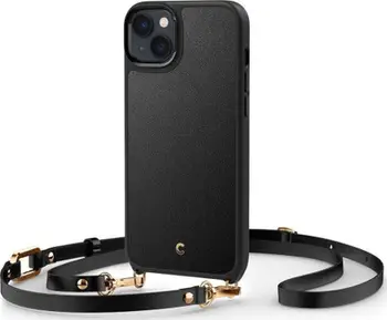 Mbështjellës për iPhone 14 Spigen Cyrill Classic Charm MagSafe, i zi