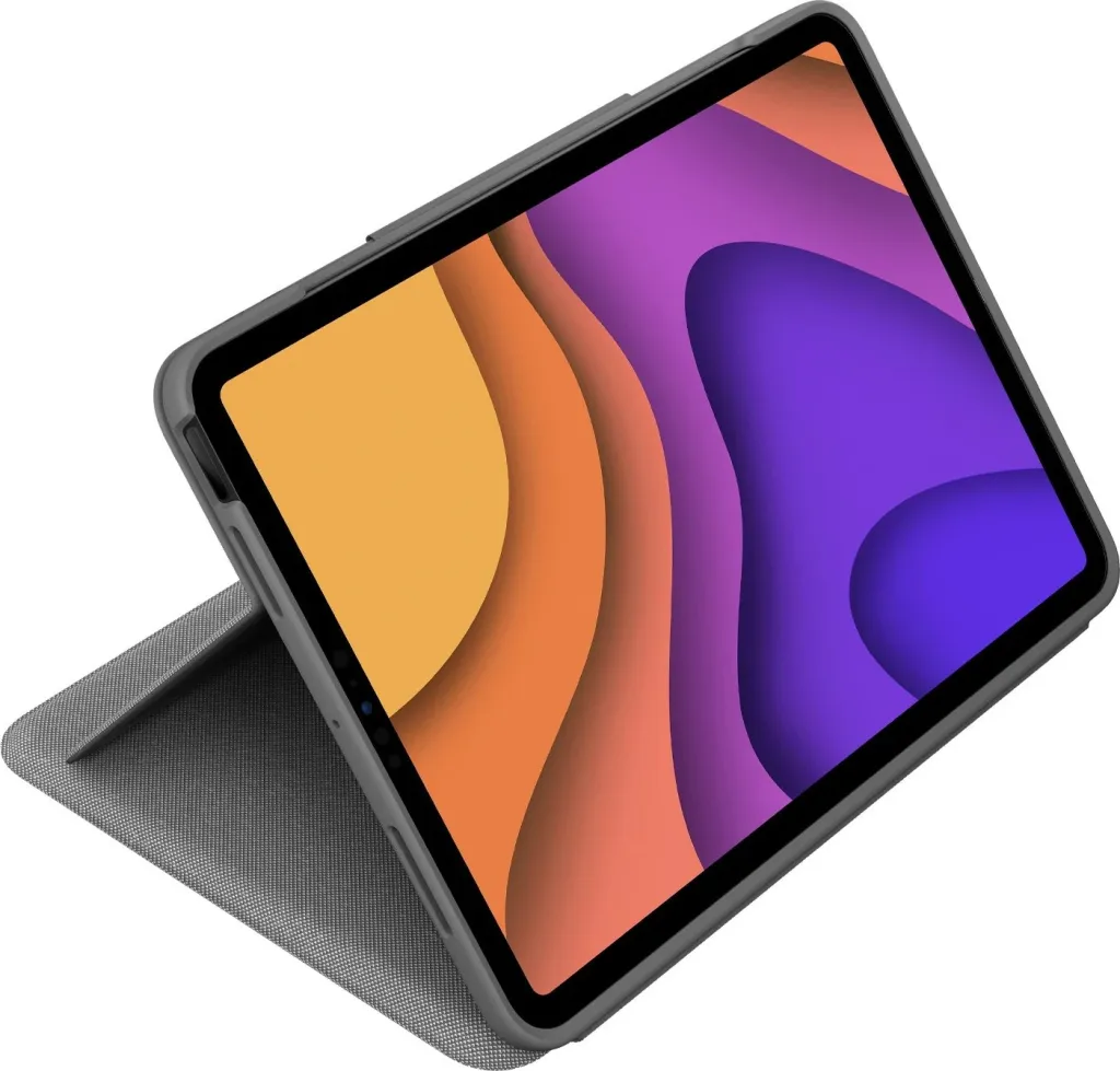 Mbështetëse tastiere për iPad Air (4th & 5th Gen) Logitech Folio Touch, e hirtë - 12