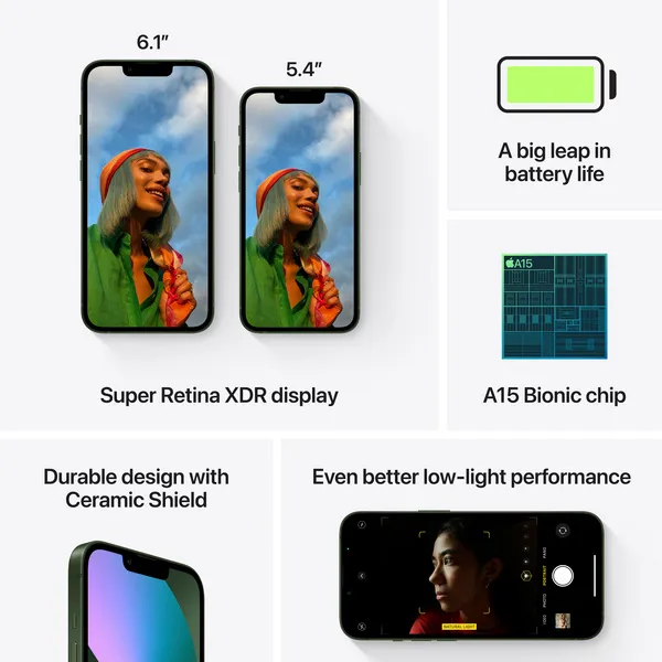Apple iPhone 13, 256GB, Green - 7
