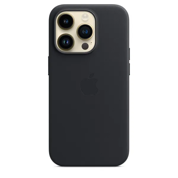 Apple iPhone 14 Pro Leather Case me MagSafe, Midnight - 2