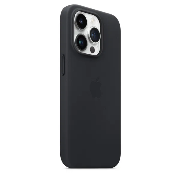 Apple iPhone 14 Pro Leather Case me MagSafe, Midnight - 5