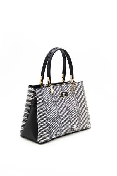Çantë dore Silver&Polo e bardhë/zezë - 2