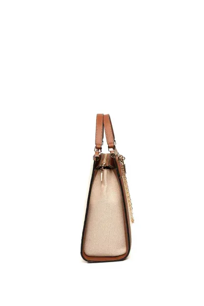 Çantë dore Silver&Polo, krem/kafe - 2