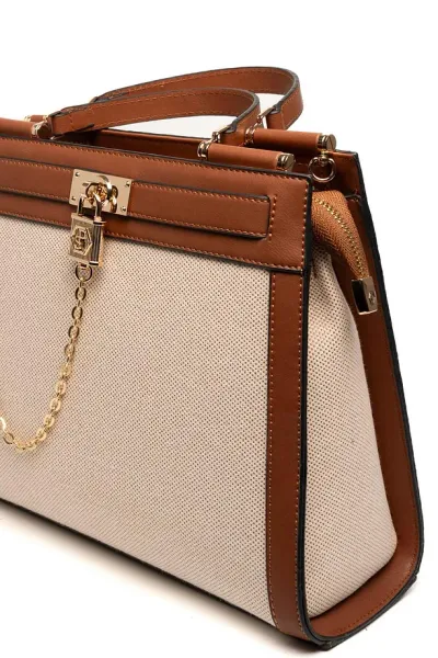 Çantë dore Silver&Polo, krem/kafe - 6