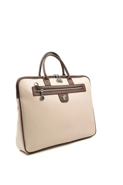 Çantë për laptop Silver&Polo, argjendtë/kafe - 2