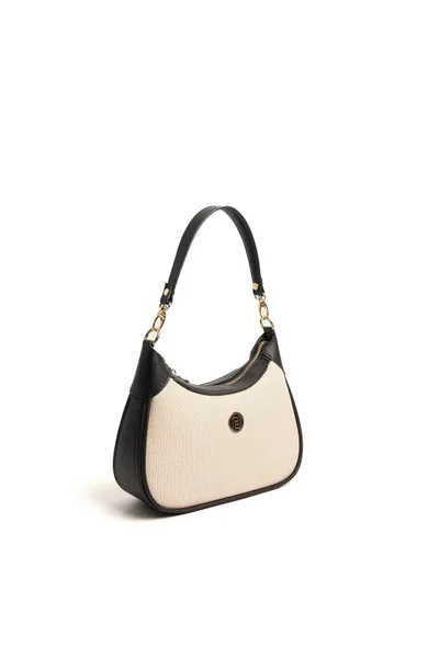 Çantë shpine Silver&Polo, krem/zezë - 2