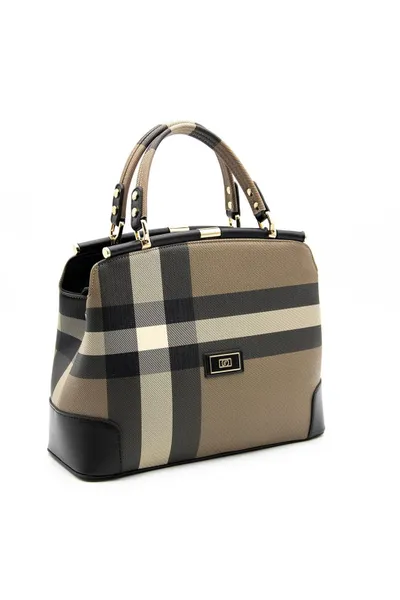 Çantë dore Silver&Polo, kafe/zezë - 3