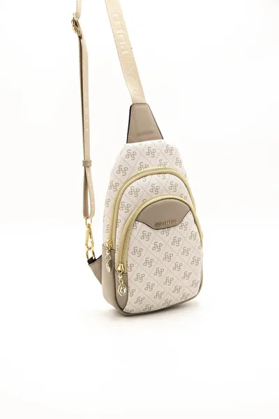 Çantë beli Silver&Polo, bezhë/kafe - 2