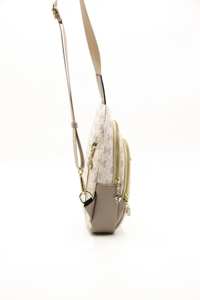 Çantë beli Silver&Polo, bezhë/kafe - 3