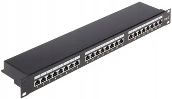 Patch panel Lanberg PP-24 RJ-45, 24 porta, FTP, i zi