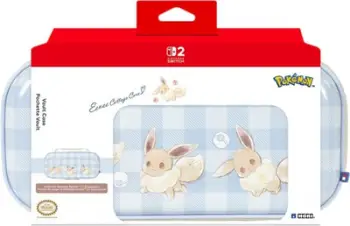 Kuti mbrojtëse Hori NSX-088E për Nintendo Switch 2, motiv Eevee Cottage Core, shumëngjyrëshe
