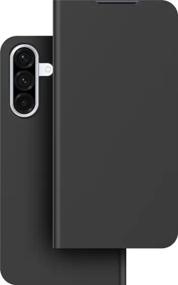 Kapak telefoni Samsung Mobeen Flip Cover, për Galaxy A17 5G, me xhep kartash, i zi