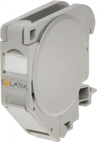 Strehim për lidhës Keystone FX-MULTI / DIN, i hirtë