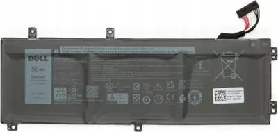 Bateri laptopi Dell NCC3D, 56Wh, 3 qeliza, e zezë - 1