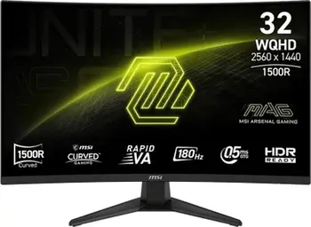 Monitor gaming i harkuar MSI MAG 321CQFDE E18, 32", 165Hz, QHD, i zi