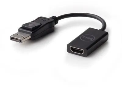 Adapter DisplayPort në HDMI Dell 2.0, video dhe audio, i zi - 1