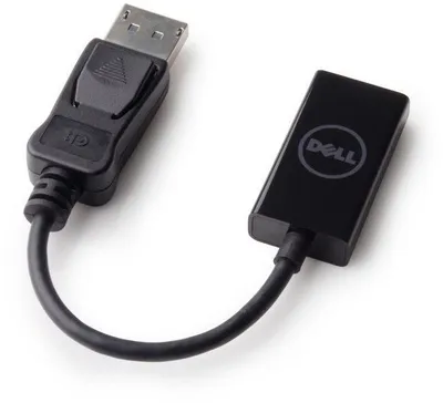 Adapter DisplayPort në HDMI Dell 2.0, video dhe audio, i zi - 2