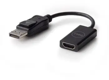 Adapter DisplayPort në HDMI Dell 2.0, video dhe audio, i zi