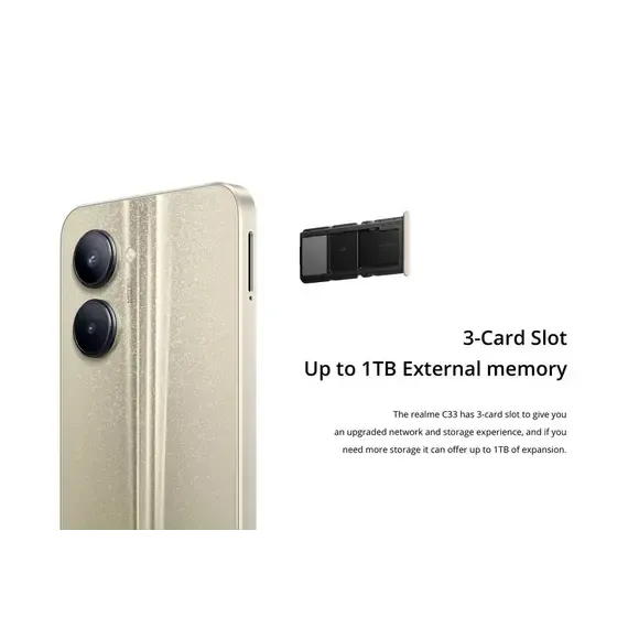 Telefon realme C33 RMX3624 4/64GB,e argjendë - 5